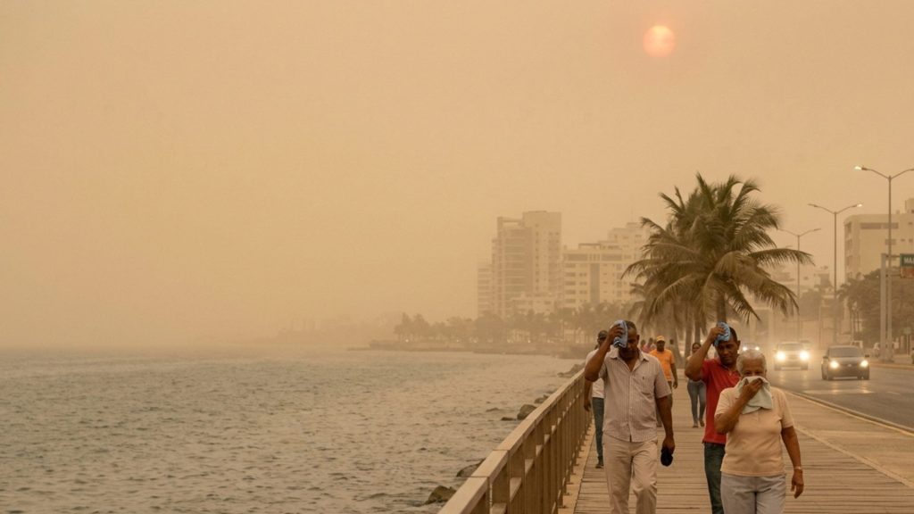 Polvo del Sahara mantiene ambiente seco y caluroso este viernes en RD