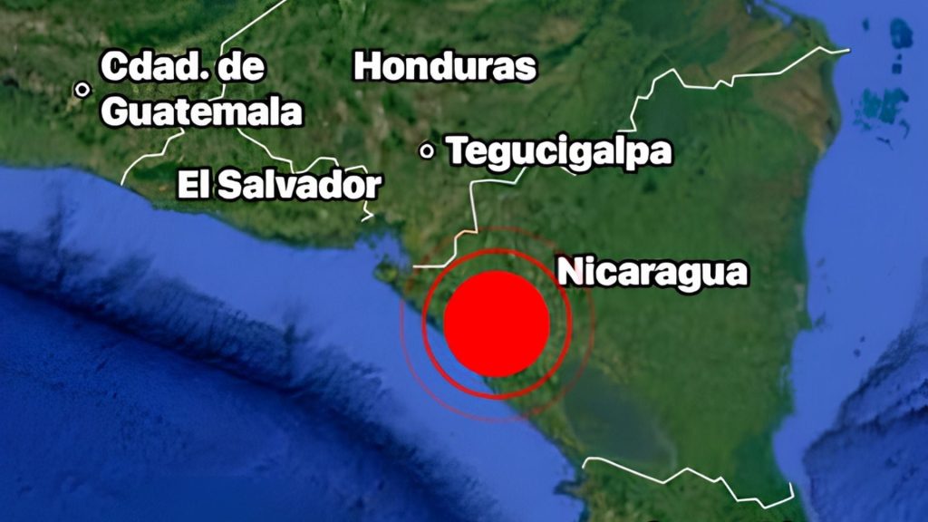 ¡Otro más! Sismo de 4,6 sacude el suroeste de Nicaragua