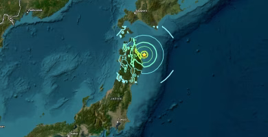 Un potente terremoto sacude a Japón