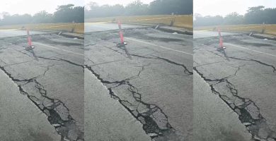 Colapsa puente que conecta Caraballeda con el resto de La Guaira tras réplica sísmica