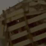 ¡Luz de vida! Venezolanos atrapadas en edificio Jurel envían señales en La Guaira