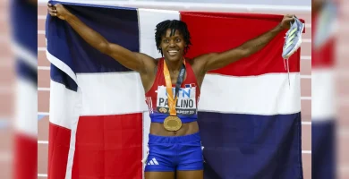 Marileidy Paulino brilla en la Liga Diamante con récord en París