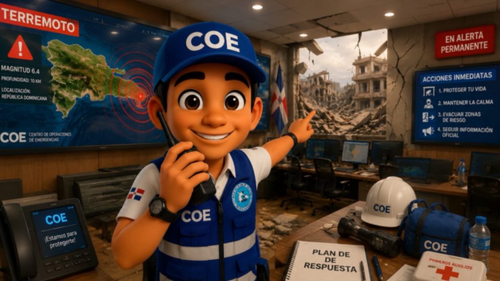VIDEO: Conoce a Coelito, personaje educativo del COE para orientar a la población sobre cómo actuar ante un terremoto