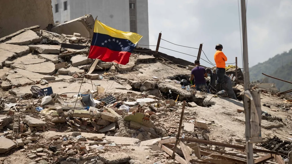 Sube a 1.943 la cifra de muertos y a 10.571 los heridos por doble terremoto en Venezuela