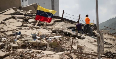 Sube a 1.943 la cifra de muertos y a 10.571 los heridos por doble terremoto en Venezuela
