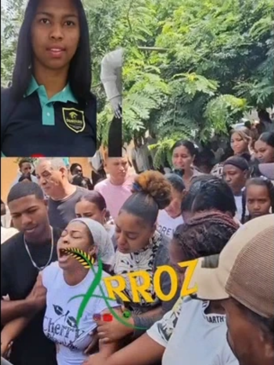 Madre de la victima visiblemente afectada