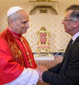 Petro habló de la situación en Colombia y Latinoamérica en su visita a León XIV
