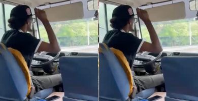 ¡Bailando y cantando! Así iba el chofer antes del accidente de los peloteros de Baní