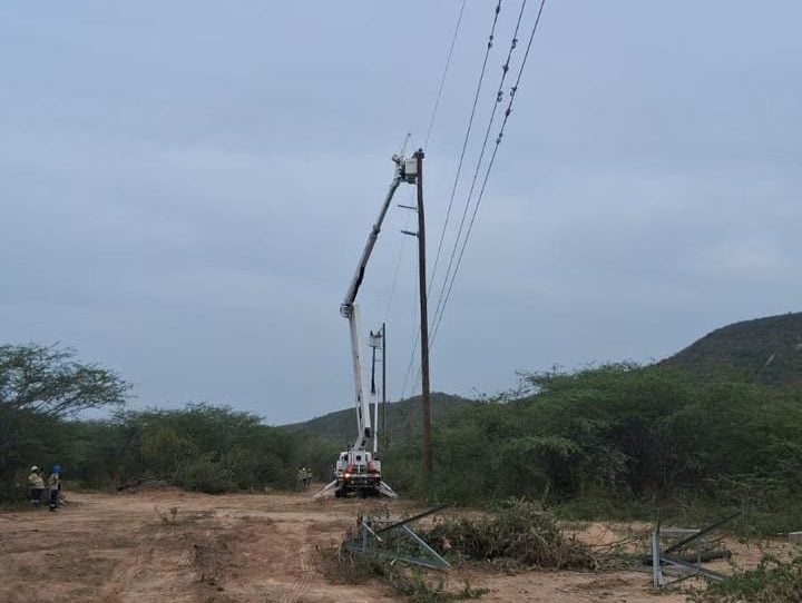 ETED restablece el servicio de transmisión eléctrica hacia Jimaní