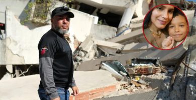 Sin maquinaria, la familia de Fabio continúa la búsqueda entre los escombros