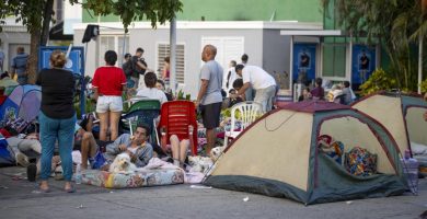 Aumenta a 16.686 el número de damnificados alojados en campamentos en Venezuela