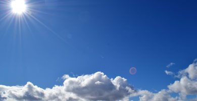 Soleado con ligeros incrementos nubosos y algunos chubascos locales