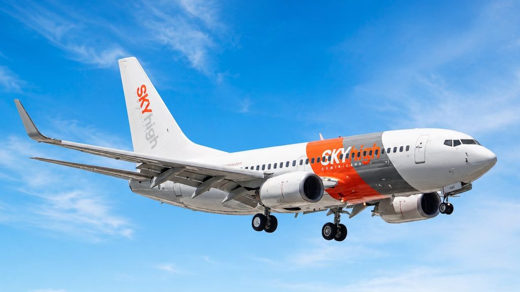 Sky High Dominicana fortalece su flota con la incorporación de un nuevo Boeing 737-700