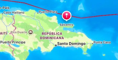 Se registra temblor de tierra al norte de la República Dominicana