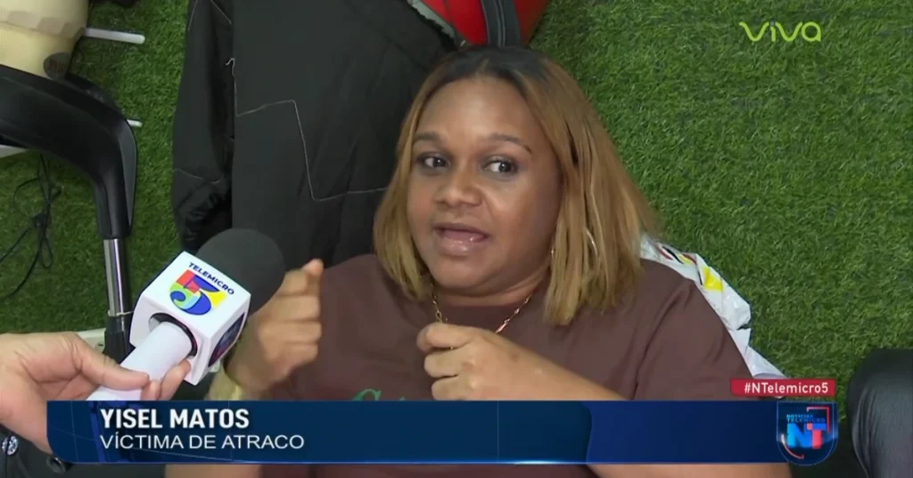 Mujer que frenó a atracadores en video viral brinda declaraciones