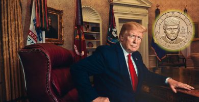 Trump inmortaliza su imagen en una moneda conmemorativa y desata controversia en EEUU