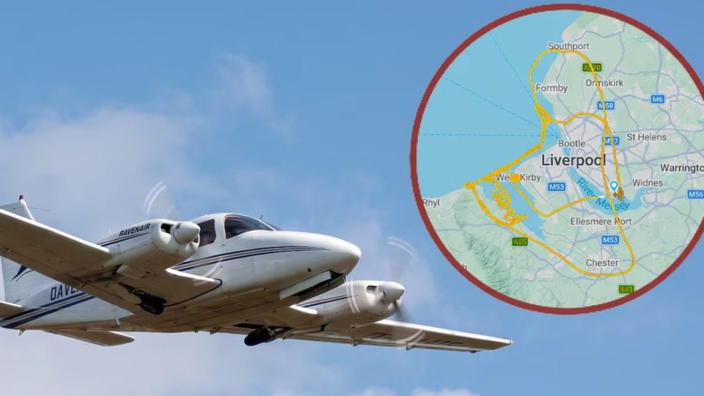 Piloto escribe “Estoy aburrido” en el cielo de Reino Unido durante vuelo de prueba y se vuelve viral