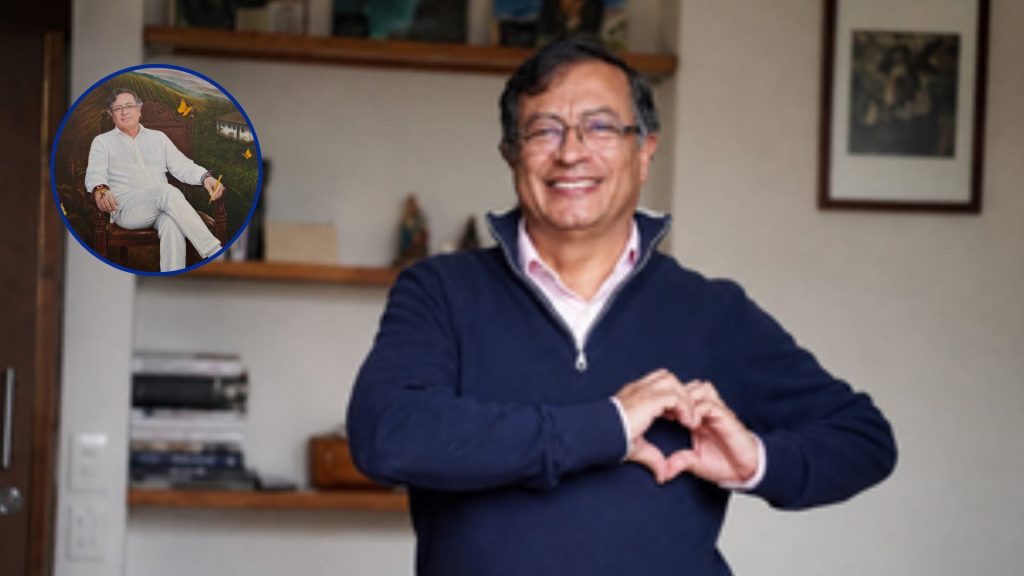 «Les dejo esta foto para que la guarden en su corazón»: Gustavo Petro presenta retrato que quedará en la galería de expresidentes de Colombia