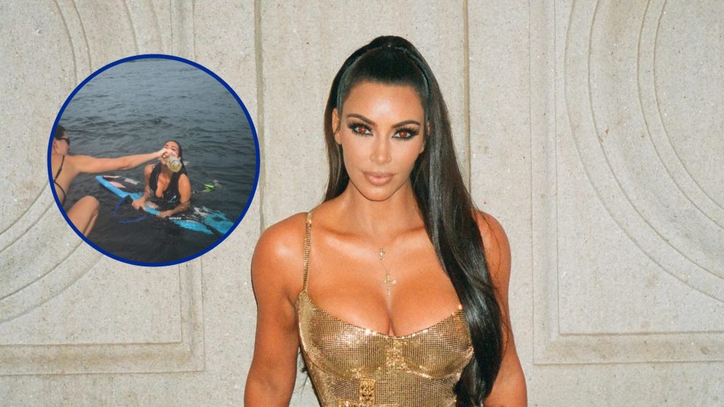 Kim Kardashian responde a críticas por fotos celebrando tras muerte de su abuela