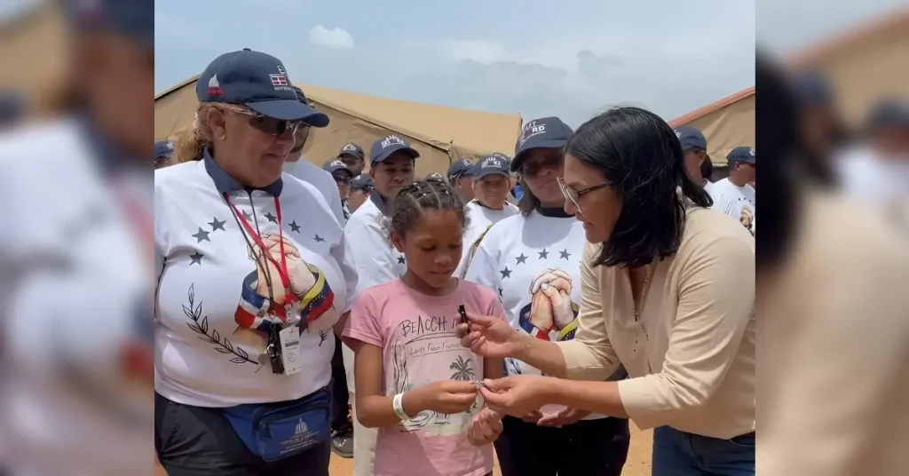 Niña envía mensaje a médicos dominicanos tras situación sísmica