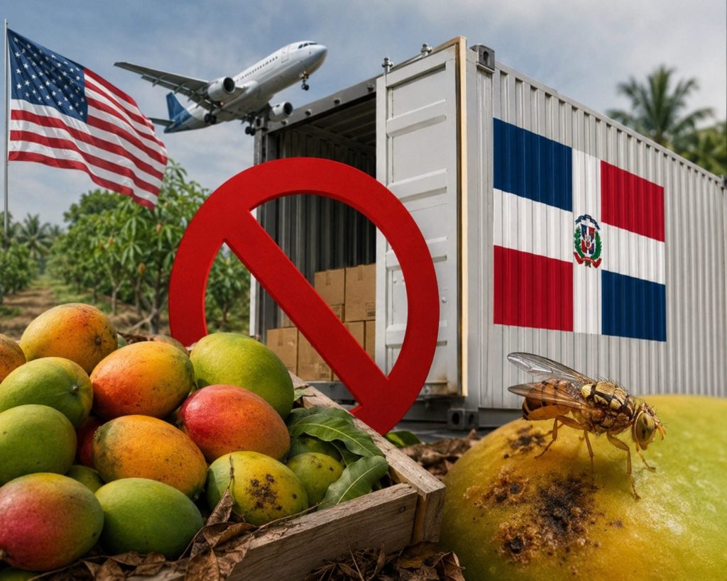 EEUU suspende importación de mangos desde República Dominicana por exceso de bacteria de la mosca