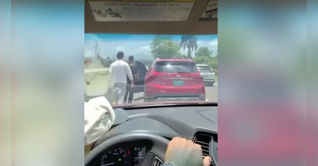 Video muestra incidente en Autopista Duarte generando preocupación