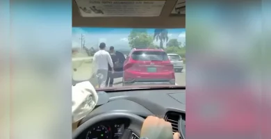 Video muestra incidente en Autopista Duarte generando preocupación