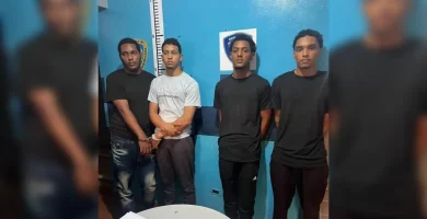 Cuatro jóvenes son detenidos tras operativo de Dicrim en Santiago