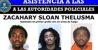 FBI ofrece una recompensa de hasta $10,000 dólares por información que conduzca al arresto y la condena de Zacahary Sloan Thelusma