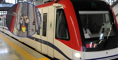 Persona se lanza a las vías del Metro SD al momento en que tren hacía entrada a estación