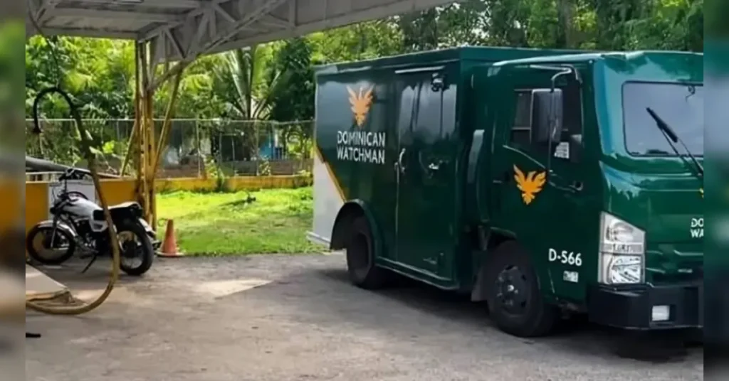 Revelan lo sustraído en camión de valores en Monte Plata