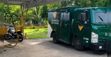 Revelan lo sustraído en camión de valores en Monte Plata