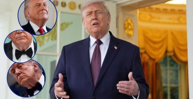 IA de televisión japonesa censura por error el cuello de Donald Trump y se vuelve viral