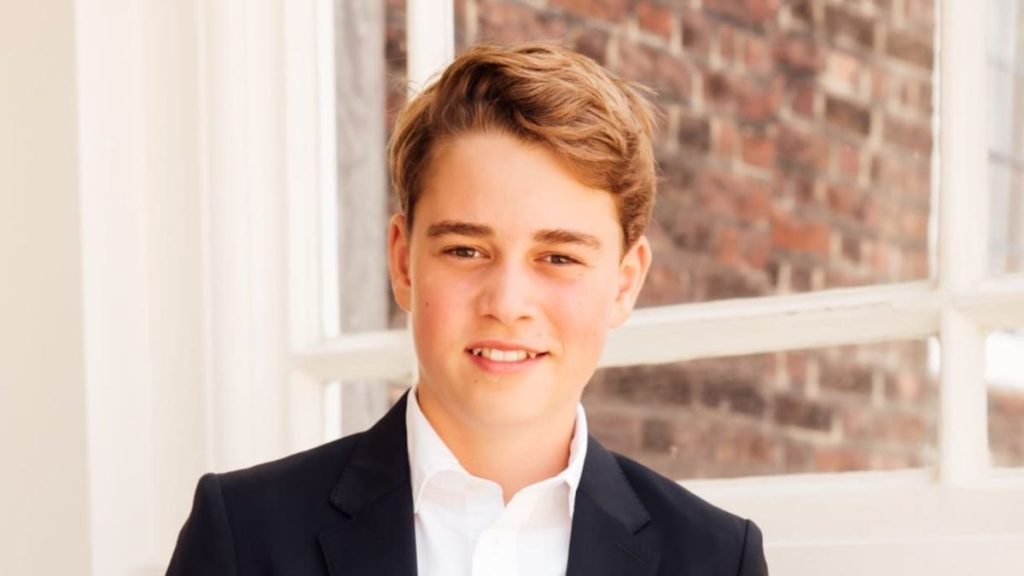 El príncipe Jorge, nieto del rey Carlos III, cumple 13 años y la Casa Real publica su foto