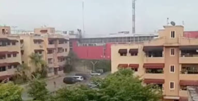 Reportan incendio en supermercado de la avenida Jacobo Majluta