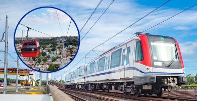 Falla eléctrica afecta la Línea 2 del Metro y la Línea 1 del Teleférico de Santo Domingo