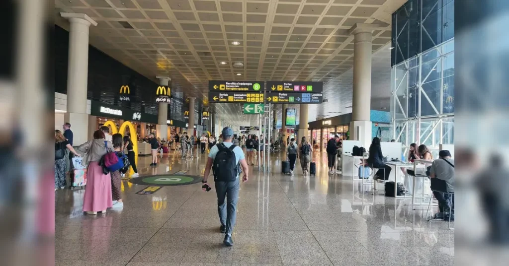 Dominicano protagoniza incidente en aeropuerto de Barcelona