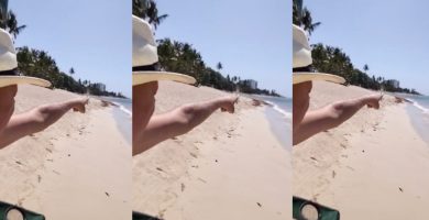 «¿Para qué es la playa?»: Artista dominicano estalla por reglas en Juan Dolio