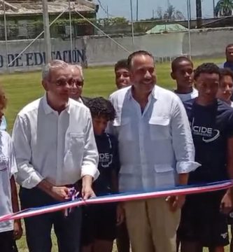 Abinader inaugura obras deportivas con inversión de RD$38 millones