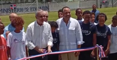 Abinader inaugura obras deportivas con inversión de RD$38 millones