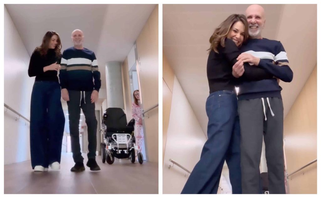 “Llegó caminando solo”: Pamela Sued celebra la recuperación de su padre tras años de lucha