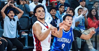 RD aplasta a Guatemala por 107-40 en el Campeonato U20 de Baloncesto