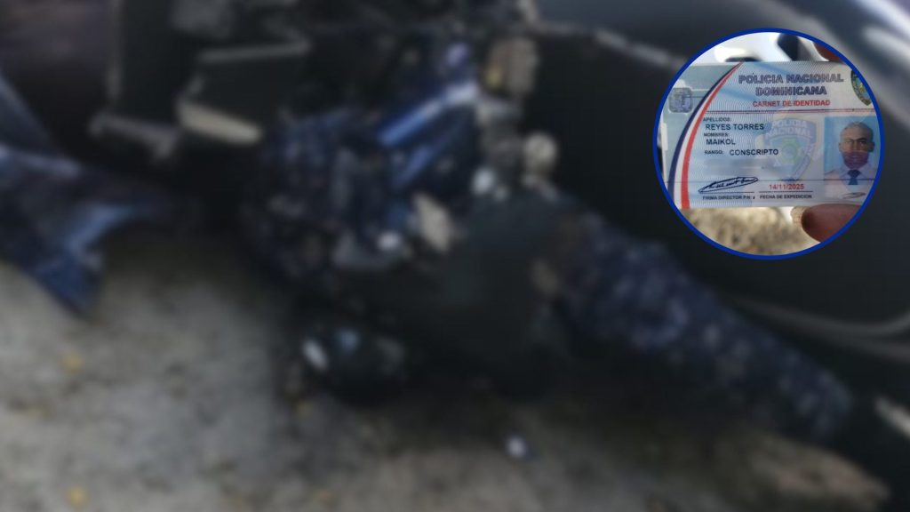 Policía muere en accidente de tránsito en Estebanía, Azua