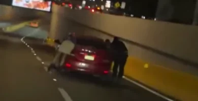 VIDEO de aparatoso incidente en avenida Prolongación 27 se vuelve viral