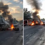 Desatan protesta en Monte Plata tras días sin electricidad
