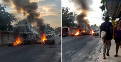 Desatan protesta en Monte Plata tras días sin electricidad