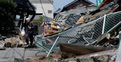Terremoto de magnitud 7,1 golpea suroeste de Japón y provoca que declaren alerta de tsunami