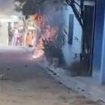 Fuerte incendio provoca caos tras supuesto cortocircuito eléctrico