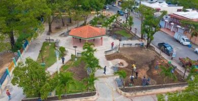 ASDN inicia trabajos de remozamiento y reconstrucción de parque Buena Vista Primera