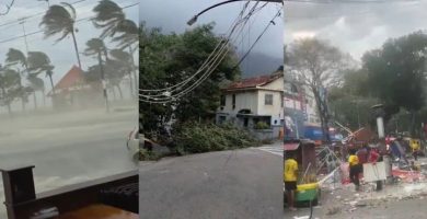 Al menos cinco muertos tras registrarse fuertes vientos de más de 100 kilómetros por hora en Brasil